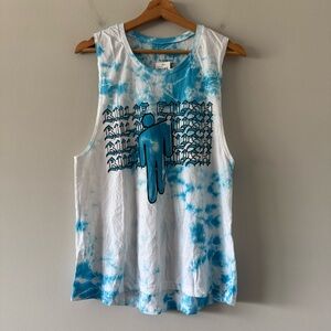Billie Eilish Tie Dye Sleeveless Blohsh T Shirt Womens Large Hot Topic Punk